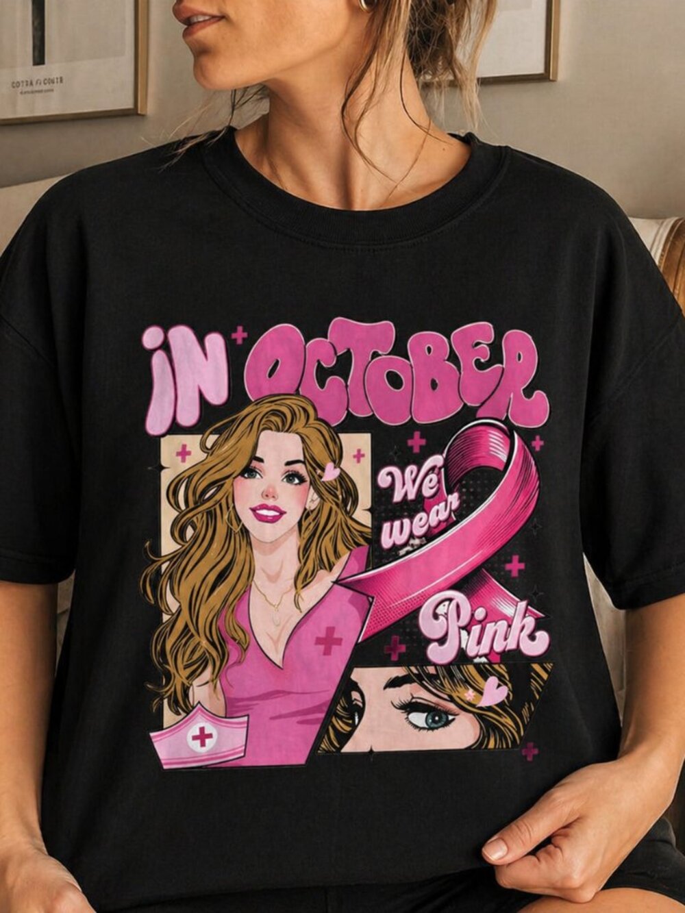 I’m A Survivor T-shirt, Breast Cancer Awareness Pink Ribbon Tee